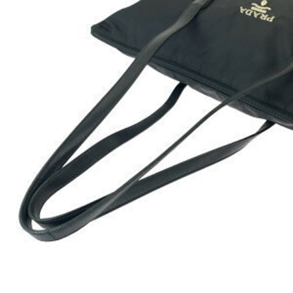 Prada Bag fringe Tessuto nylon Shoulder triangular black - Picture 4 of 9